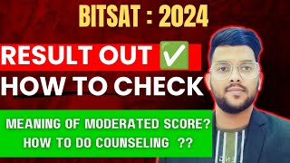 BITSAT 2024 Session 1 Result Announced ✅  How to do counseling  Expected marks vs Branch bitsat [upl. by Gaillard]