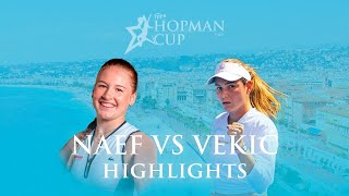 Hopman Cup Womens Final Womens Singles Final Donna Vekić vs Céline Naef [upl. by Soisinoid186]