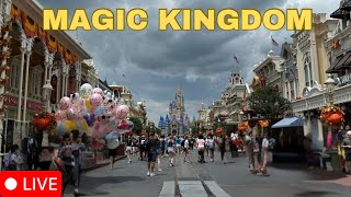 🔴 Live  🌧️ Magic Kingdom Before Hurricane Helene  Walt Disney World 9262024 [upl. by Shutz]