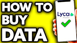 How To Buy Data on Lycamobile Very Easy [upl. by Yelehsa822]