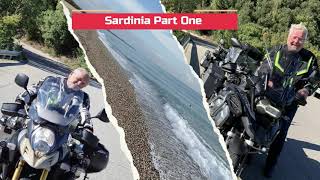 First Part  Sardinia Road trip  October 2021 with Suzuki V Strom 1000 and BMW 1250 GSA [upl. by Carlie358]