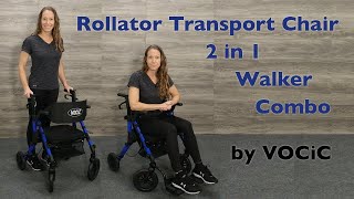 VOCiC Rollator Walker Transport Chair 2in1  Mothers Day SALE on NOW [upl. by Cobbie13]