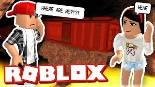 MY GIRLFRIEND TOOK ME TO A HAUNTED CAVE  ROBLOX ESCAPE THE HAUNTED MINES OBBY [upl. by Alcock229]