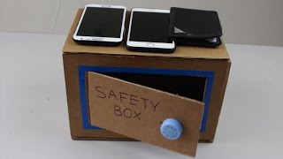 DIY How To Make A Money Safety Box at Home [upl. by Aicenert382]