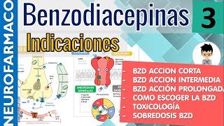 INDICACIONES DE LAS BENZODIACEPINAS SOBREDOSIS Toxindromes BZD de Acción Intermedia Prolongada3 [upl. by Araek]