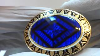 JeanGeorges Rémond solid 18k gold guilloche amp enamel musical vinaigrette [upl. by Alded]