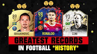 Greatest WORLD RECORDS in FOOTBALL 😵😲 [upl. by Cassie]