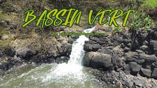 Drone flight above the Bassin Vert in Mauritius [upl. by Abih]