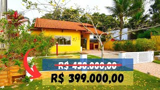 🔥 R 43000000  CASA TÉRREA COM PISCINA NO CONDOMÍNIO SÃO LUIZ EM PERUIBE  LITORAL SUL SP [upl. by Idden]