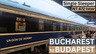 Bucharest to Budapest on a Night Train Ister in a Single Cabin  NT 472 Romania to Hungary by Train [upl. by Waine591]