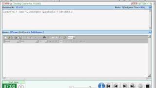 Vu Exam Demo [upl. by Nwahsyd808]