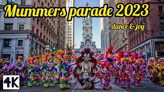 Mummers Parade 2023 4k Full version of the Biggest Mummers Parade 2023 worldwide PhiladelphiaUSA [upl. by Oivalf]