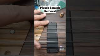 Remove Scratches on Matte Plastic Parts guitartech plastic buffing finishrepair [upl. by Ecam910]