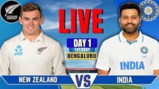 INDIA vs NEW ZEALAND LIVE LIVE MATCH 2024  IND vs NZ 1st TEST DAY 2 MATCH LIVE SCORES [upl. by Trellas]