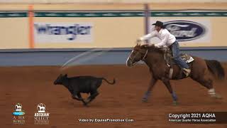 2021 AQHA Amateur TieDown Roping [upl. by Arimaj]