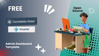 Admin Dashboard Template PART 9 Gentelella amp Hospital [upl. by Johan693]