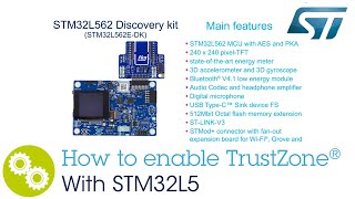 How to enable TrustZone® and start a project with STM32L5 [upl. by Ardnaik]