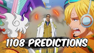 Luffy Sanji vs Kizaru  One Piece 1108 Spoilers Predictions [upl. by Lewanna]