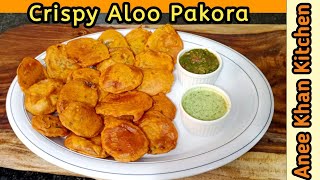 Crispy Aloo Pakora Recipe  Ramzan special Aloo ke Pakore  Aloo ke Pakode  Crispy pakoda recipe [upl. by Dav132]