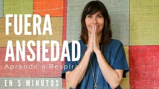 Ejercicio de respiración para la ansiedad y el estrés 5 minutos [upl. by Nahraf684]