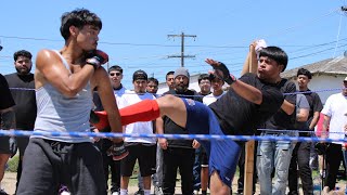 Bakersfield Boxing 14 Camacho vs Alex II Beef Fight Kickboxing [upl. by Eidissac]