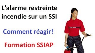 DJEVU comment réagir face à une alarme restreinte incendie sur un SSI  Formation SSIAP [upl. by Ferri]