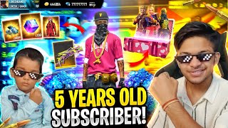 Giving 1M Diamonds 🤯 To My 5 Years Old Cute Subscriber To Make Noob Id Pro😘 Garena Free Fire [upl. by Sibelle]