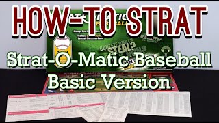 HowTo Strat Baseball Basic Version Board Game [upl. by Nairret]