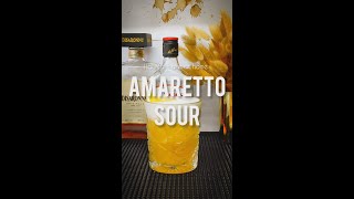 How to make an Amaretto Sour cocktail at home recipe [upl. by Ormand73]