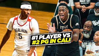 1 Player Aj Dybantsa vs 2 PG In Cali Jason Crowe Jr in EPIC Showdown In Front of Paul Pierce [upl. by Lu]