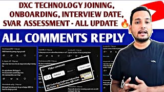 DXC Technology All Imp Update 🔥  All Doubts Cleared  Onboarding amp Joining Update Interview Date [upl. by Els776]