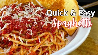 Quick and Easy Homemade Spaghetti Sauce 20 Minutes [upl. by Billat813]