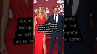 ALEJANDRO SANZ y CANDELA MÁRQUEZ brillan en la RED CARPET de los LATIN GRAMMY 2024 como NOVIOS [upl. by Anemij]