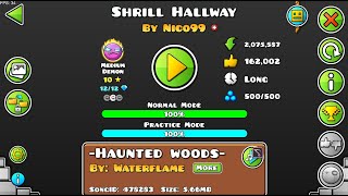 Shrill Hallway By Nico99 Medium Demon  Geometry Dash 22  KING GD [upl. by Sorips]