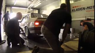 Audi 80 Quattro 20V Turbo GTX4094R on Dyno 803PS  810NM 31Bar [upl. by Sherburn]