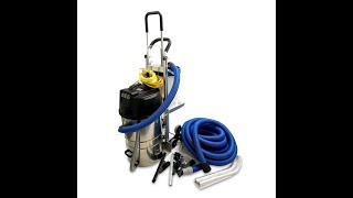 Clean Storm 20240510 335cfm HEPA Concrete vacuum slurry collector for Wood floor sanding air Ducts [upl. by Dasteel68]