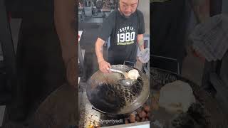 Telor setengah Mateng ayong 99 kuliner streetfood jajanan short foodie food [upl. by Ahsinot]