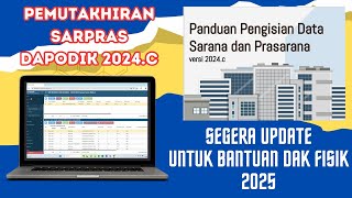 CARA MENGISI SARPRAS DI DAPODIK 2024 PEMUTAKHIRAN DATA SARPRAS DAPODIK 2024c [upl. by Klinger]