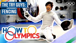 How Olympic Fencing Works ft The Try Guys [upl. by Kra]