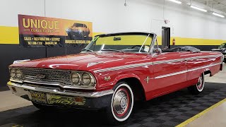 1963 Ford Galaxie 500 Convertible  For Sale 28900 [upl. by Cathee]