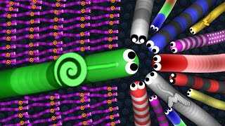 Slitherio 1 Pro Hacker Snake vs 97779 Snakes  Best Slitherio Gameplay [upl. by Canfield]