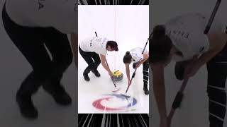 Curling Throwing Stones curling sports [upl. by Attinahs]