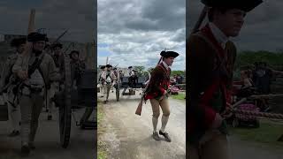 Continental artillery evacuates Fort Ticonderoga ahead General John Burgoyne’s forces [upl. by Anitsyrhk]