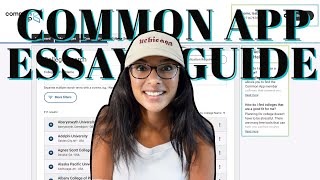 how to write your ENTIRE common app essay step by step guide [upl. by Gerge]