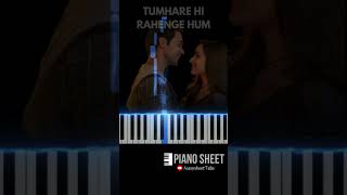 1 min Piano Lesson 🎹 Tumhare Hi Rahenge Hum Stree2  Shraddha Kapoor  Rajkummar Rao pianolesson [upl. by Walcott32]