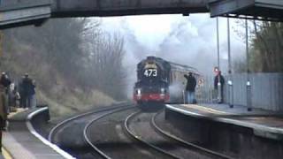 6024 GWR King Edward I flying through Keynsham [upl. by Naillimixam903]