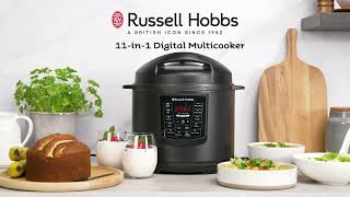 Cook A Wide Variety Of Meals With The Russell Hobbs 11in1 Digital Multi Cooker  The Good Guys [upl. by Ised68]