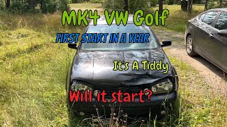 First Start in a Year MK4 Golf TDI Part 1 [upl. by Okorih]