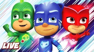 🔴 Watch Season 4 LIVE  PJ Masks Official  Kids Video For Kids [upl. by Cornelle669]