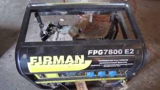 Обзор генератора Firman FPG7800E2 [upl. by Christabel]